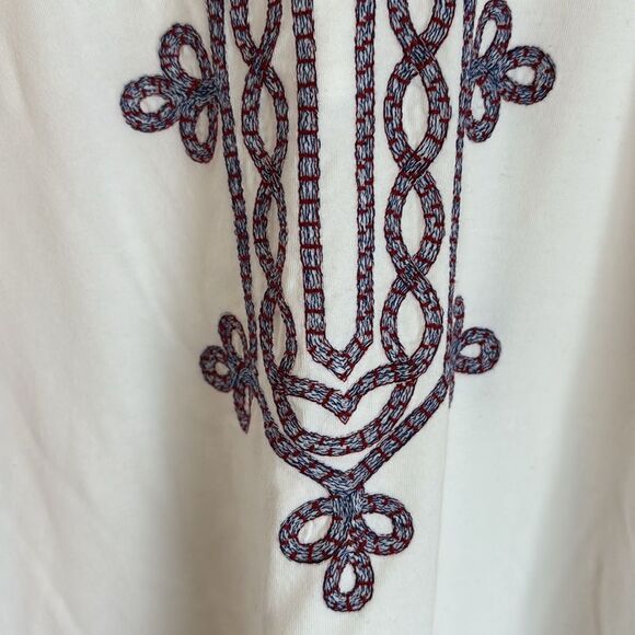 J. Jill elements Women pure jill knit embroidered tunic stretchy beach vacation - Picture 5 of 12